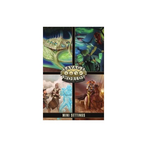 Savage Worlds Edicion aventura: Pantalla + Mini Ambientaciones - suplemento de rol