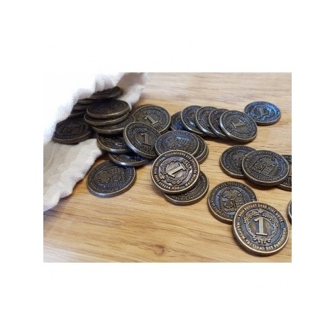 Glen More II: Chronicles Metal Coins - accesorio juego de mesa