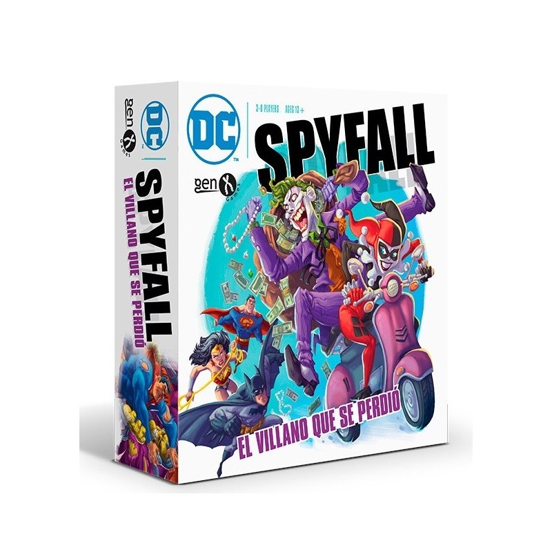 DC Spyfall: El Villano que se Perdio - juego de cartas