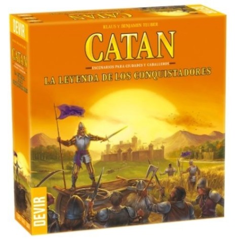Catan: La leyenda de los Conquistadores - expansion juego de mesa