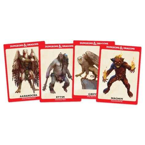 Dungeons and Dragons: Cartas de monstruos. Desafio 0-5 - suplemento de rol