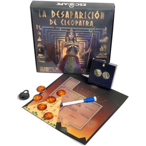 La desaparicion de Cleopatra - Escape Room - juego de mesa