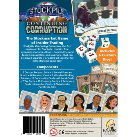 Stockpile: Continuing Corruption - expansión juego de mesa