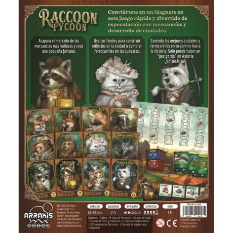 Raccoon Tycoon - juego de mesa