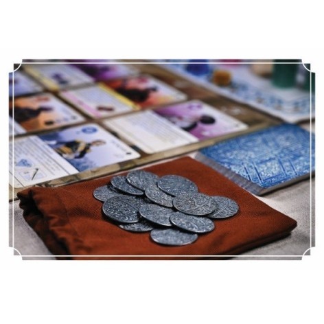 Pax Pamir: Pack de monedas metalicas - accesorio juegos de mesa