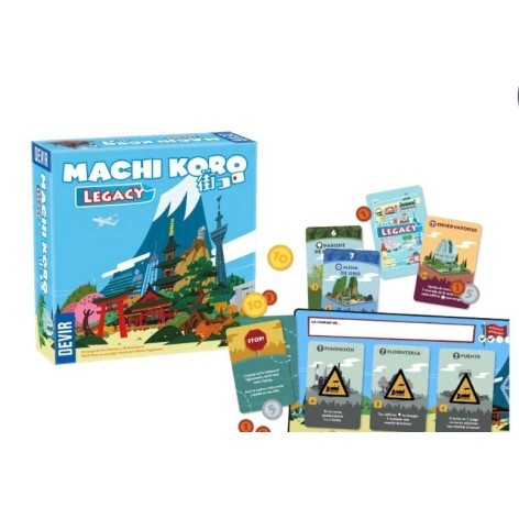 Machi koro Legacy - juego de cartas