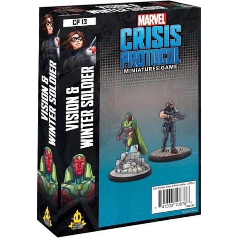 Marvel Crisis Protocol Vision and Winter Soldier - expansión juego de mesa