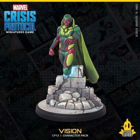 Marvel Crisis Protocol Vision and Winter Soldier - expansión juego de mesa