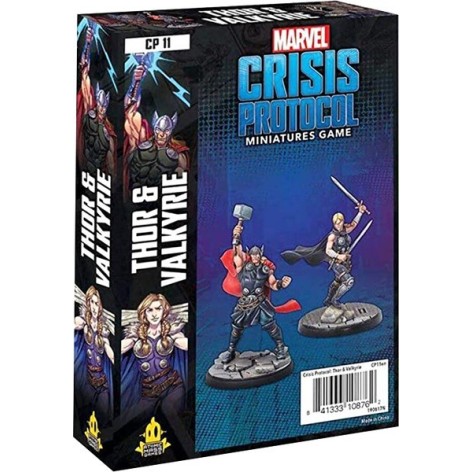 Marvel Crisis Protocol Thor and Valkyrie - expansión juego de mesa