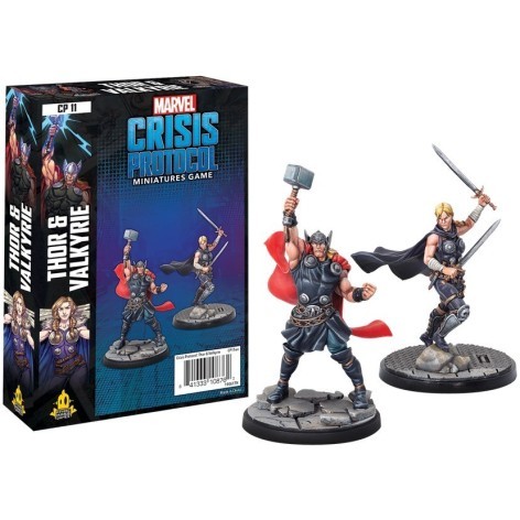 Marvel Crisis Protocol Thor and Valkyrie - expansión juego de mesa