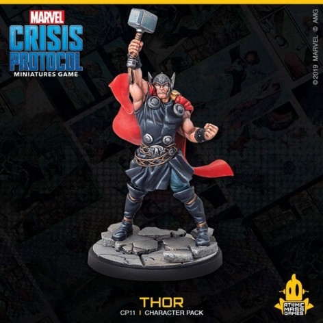 Marvel Crisis Protocol Thor and Valkyrie - expansión juego de mesa