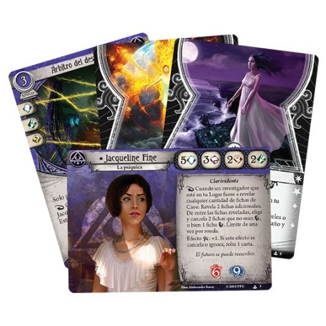 Arkham Horror: Jaqueline Fine Mazo de investigador - expansión juego de cartas