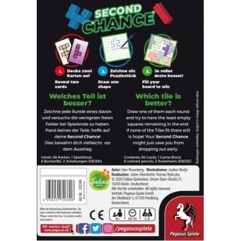 Second Chance Segunda Edicion - juego de mesa