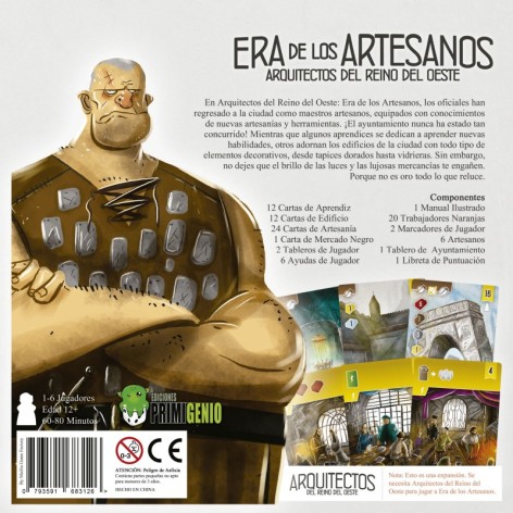 Arquitectos del Reino del Oeste: Era de los Artesanos - expansión juego de mesa