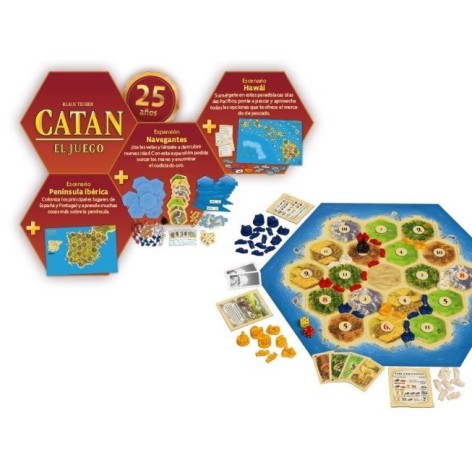 Catan: Edicion 25 Aniversario - juego de mesa