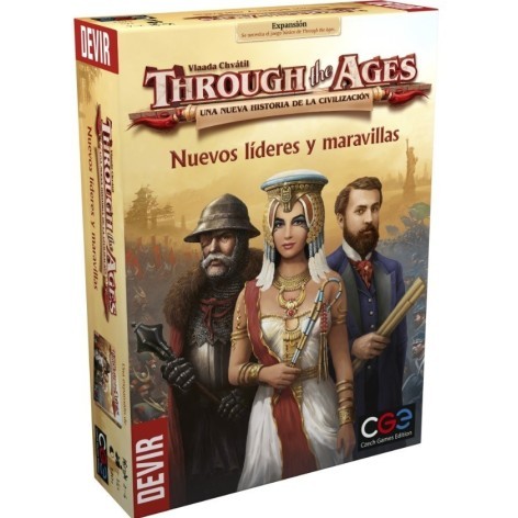 Through the ages Una nueva historia de la civilizacion: Nuevos Lideres y Maravillas - expansión juego de mesa