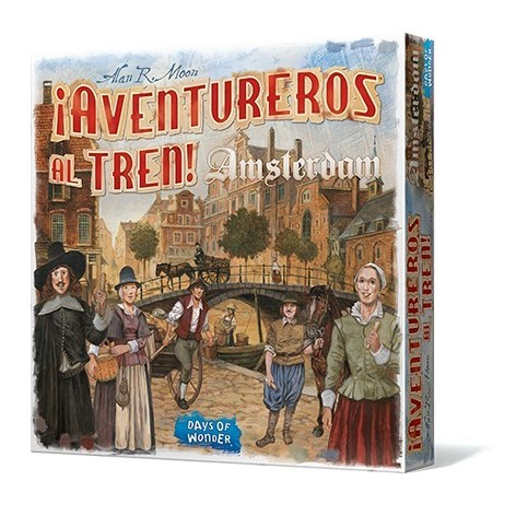 Aventureros al tren: Amsterdam - juego de mesa