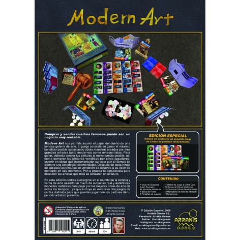 Modern Art - Edicion de Lujo (castellano) juego de mesa