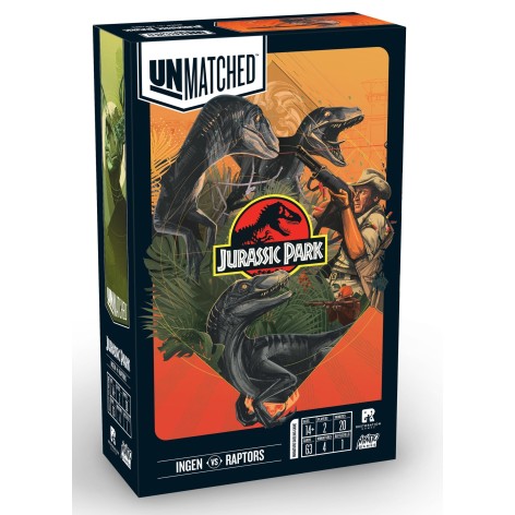 Unmatched Battle Of Legends: Jurassic Park InGen vs Raptors - juego de mesa