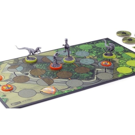 Unmatched Battle Of Legends: Jurassic Park InGen vs Raptors - juego de mesa