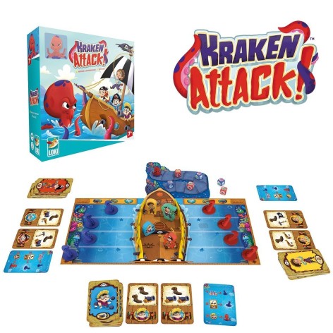 Kraken Attack - juego de mesa para niños