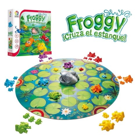 Froggy Cruza el Estanque - juego de mesa para niños