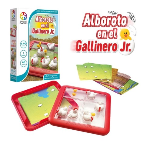 Alboroto en el Gallinero Junior - juego de mesa para niños