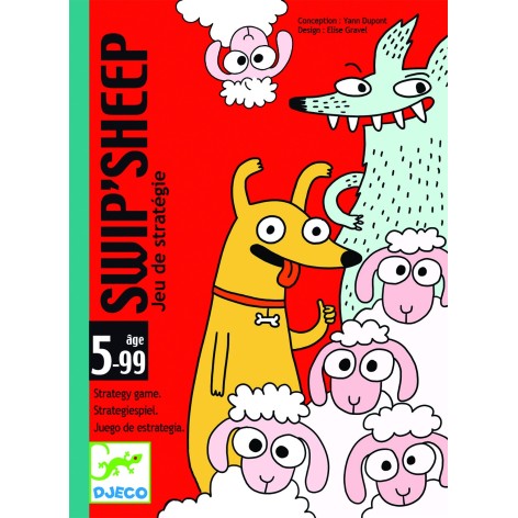 Cartas Swip Sheep - juego de cartas para niños