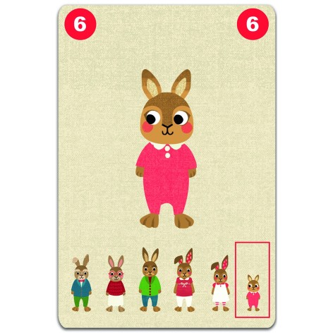 Cartas Familou - juego de cartas para niños