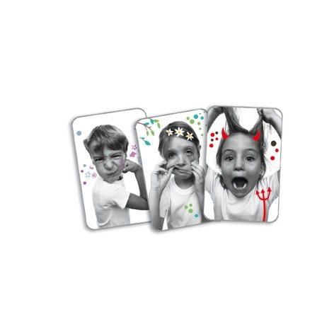 Cartas Grimaces - Muecas - juego de cartas para niños