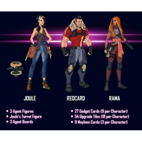 Agents of Mayhem: Bombshells Expansion - expansión juego de mesa