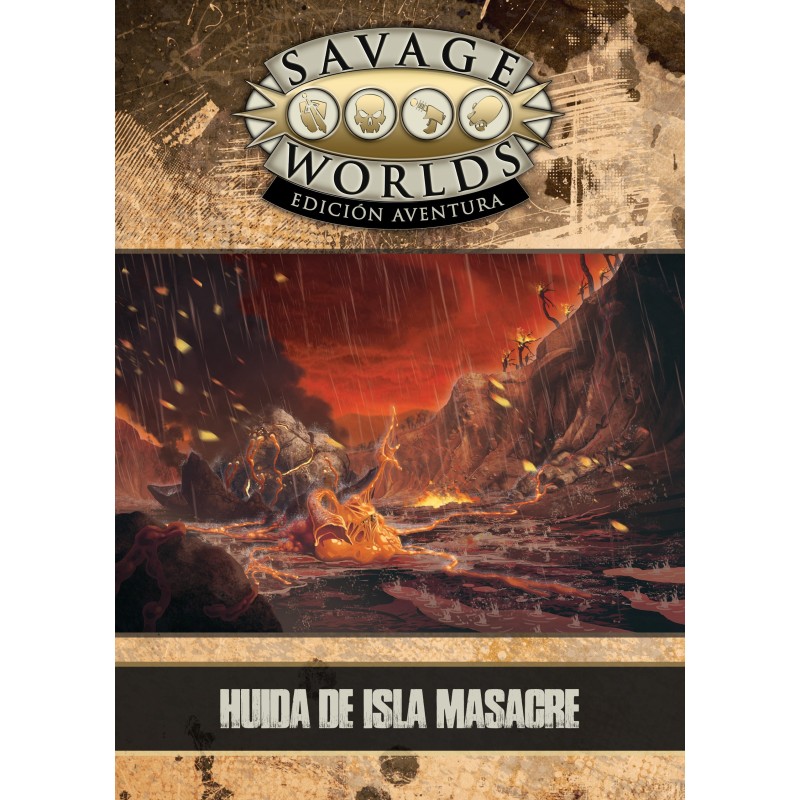Savage Worlds Edicion aventura: Huida de Isla Masacre - suplemento de rol