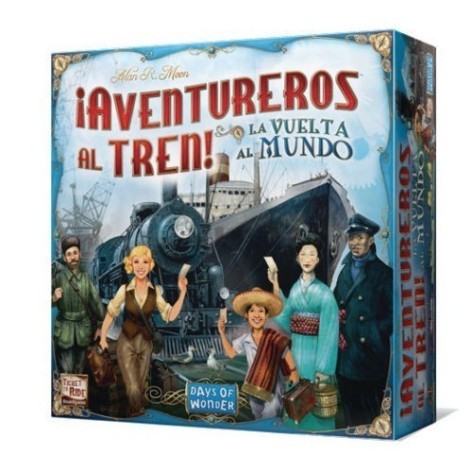 Aventureros al tren: La vuelta al mundo - juego de mesa