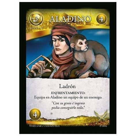 Guerra de mitos 11:  Genios y Ladrones - juego de cartas