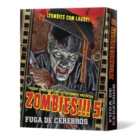 Zombies!!! 5: Fuga de Cerebros - expansión juego de mesa 