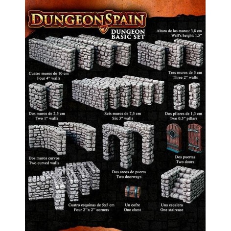 Dungeon: Set Básico - accesorio juegos de rol y de mesa