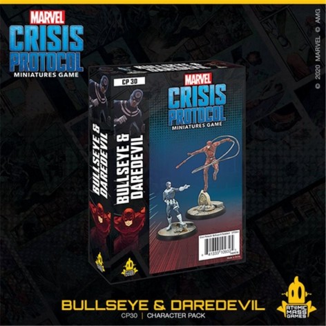 Marvel Crisis Protocol Bullseye and Daredevil - expansion juego de mesa