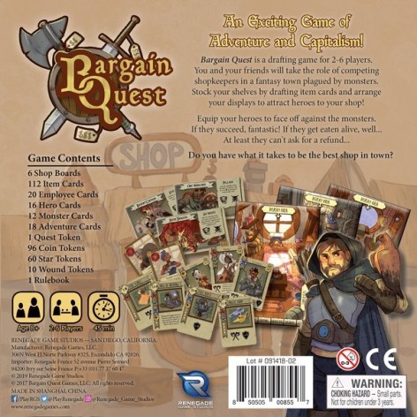 Bargain Quest - juego de cartas