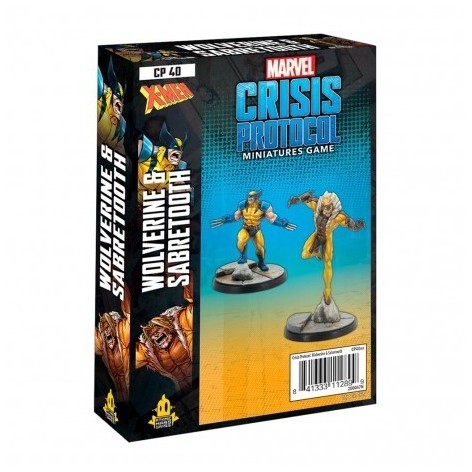 Marvel Crisis Protocol Wolverine and Sabretooth -expansión juego de mesa