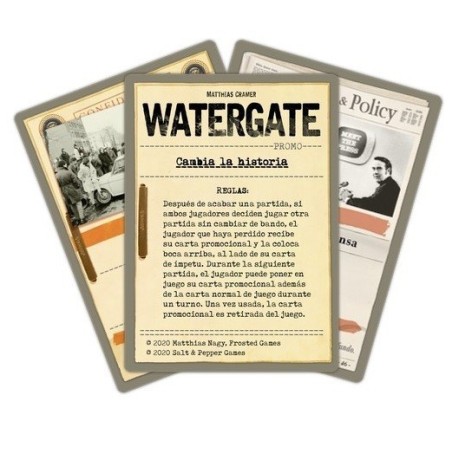 Watergate: Pack de Cartas Promo Cambia la Historia - expansión juego de mesa