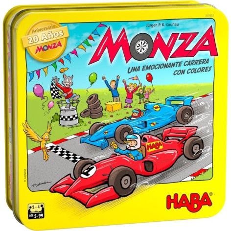 Monza: Edicion 20 Aniversario + PROMO - juego de mesa para niños de Haba