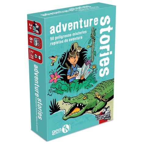 Black Stories Junior: Adventure Stories - juego de cartas