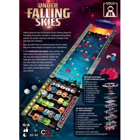 Under Falling Skies - juego de mesa