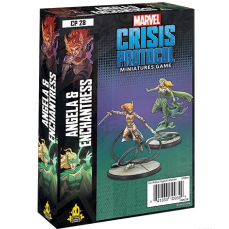 Marvel Crisis Protocol Angela and Enchantress - expanción juego de mesa