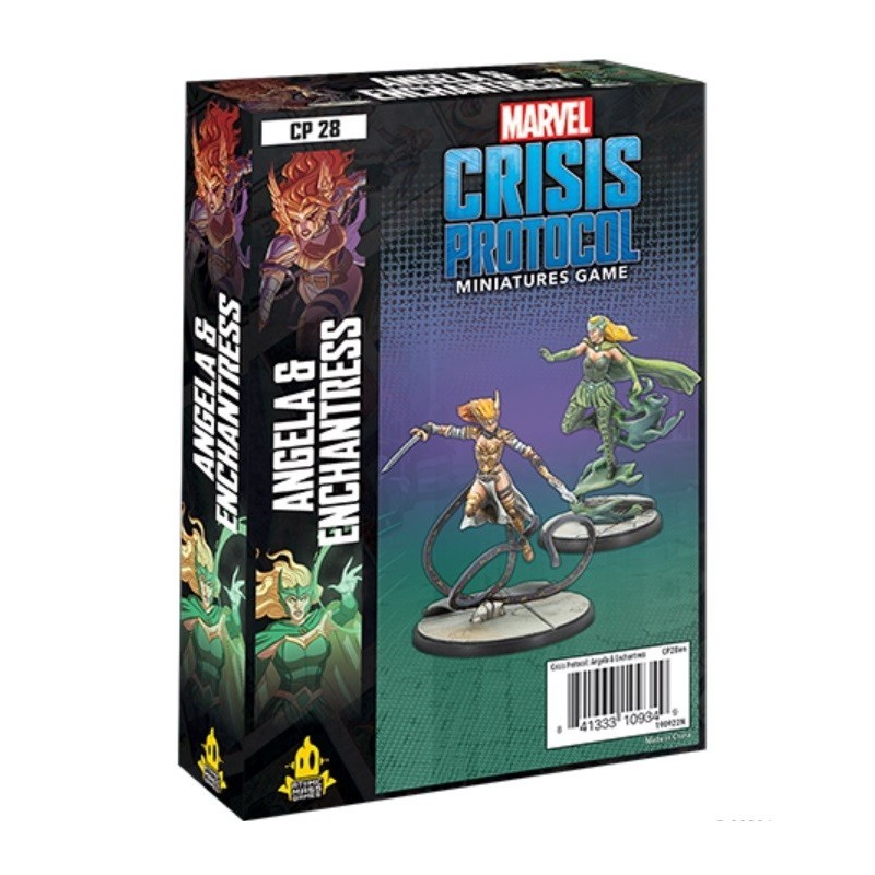 Marvel Crisis Protocol Angela and Enchantress - expanción juego de mesa