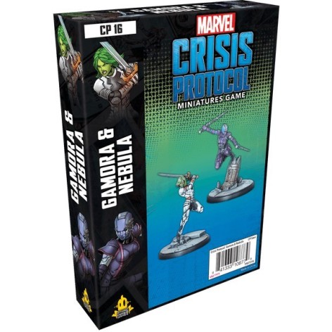 Marvel Crisis Protocol Gamora and Nebula - expansión juego de mesa