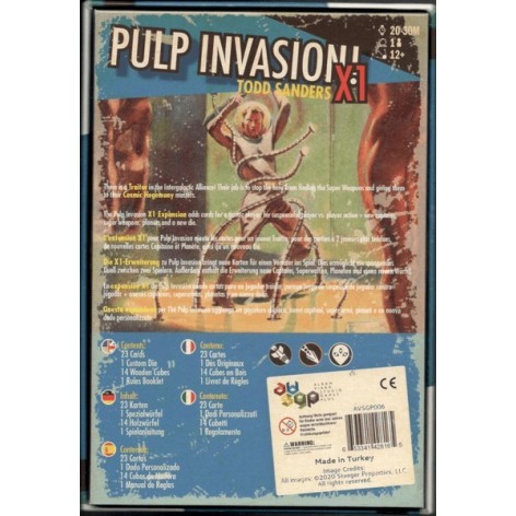 Pulp Invasion X1 - expansión juego de dados