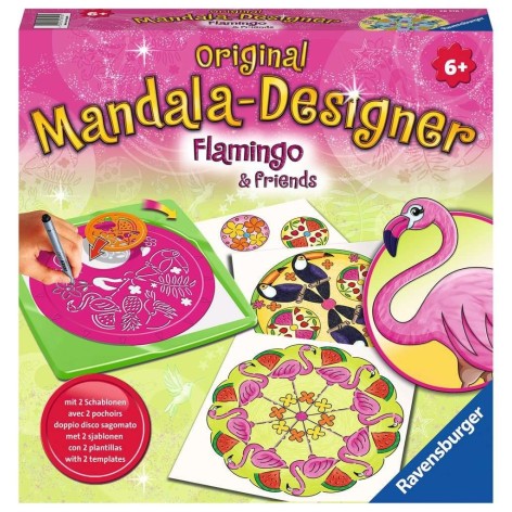 Mandala Designer Flamingo and Friends - juego de mesa