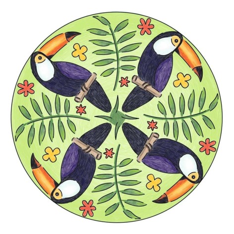Mandala Designer Flamingo and Friends - juego de mesa