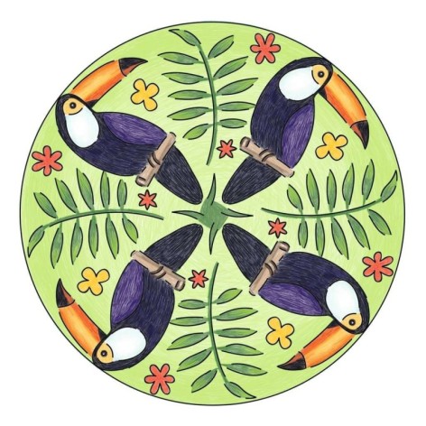 Mandala Designer Flamingo and Friends - juego de mesa